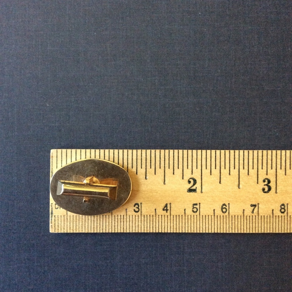 Vintage 1950s Enamel Cufflinks - Picture 4 of 10